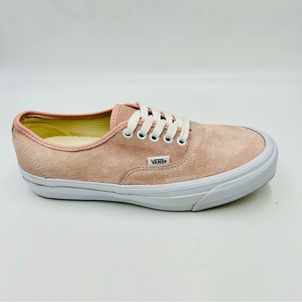 Vans shoes Authentic LX Reissue 44 sneakers suede Sepia Rose Pink women size 10 - Picture 3 of 10